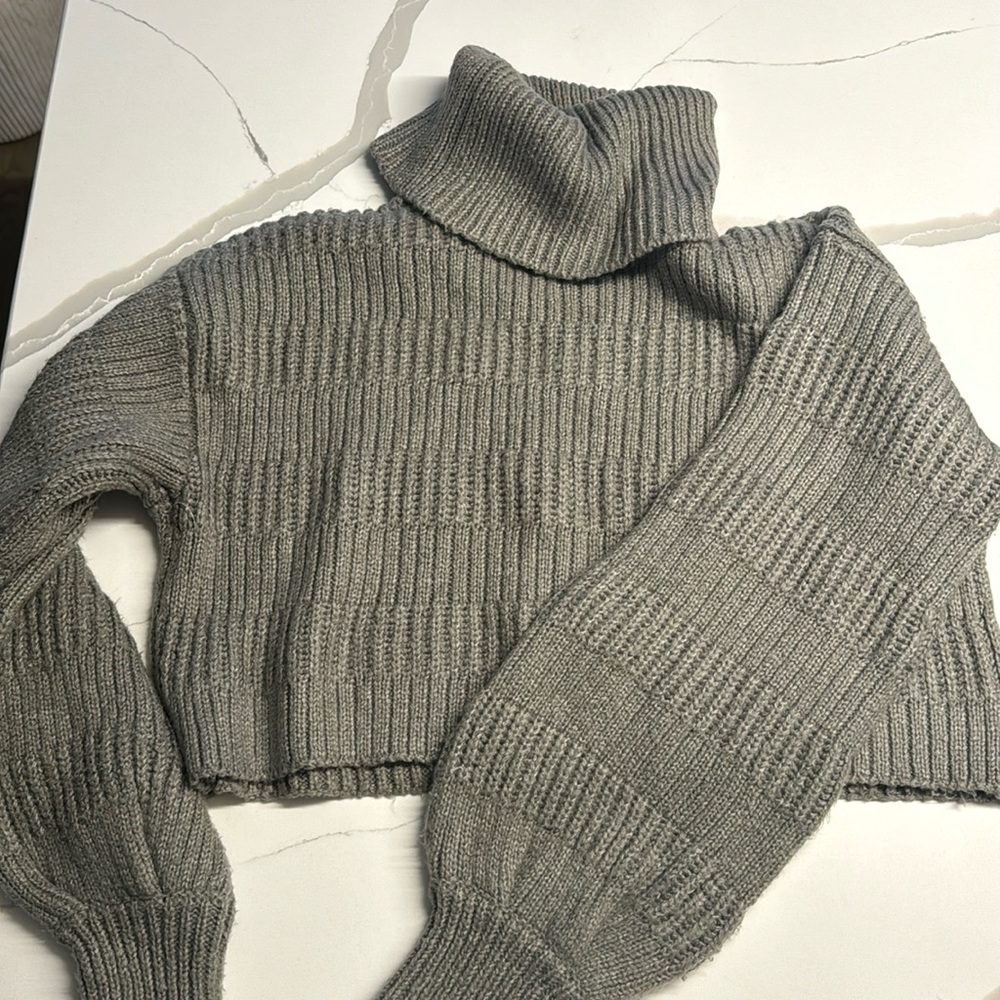 Urban Outfitters Cropped Turtleneck Sweater